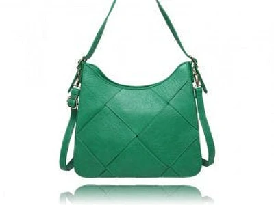 Fashionable Green Cleo Crossbody Purse