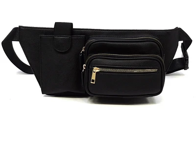 Black HF Large Waist Pouch - Fashion Fanny Pack