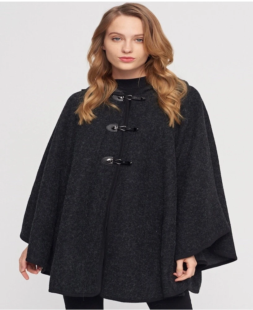 Local Fashion: Black Hooded Poncho