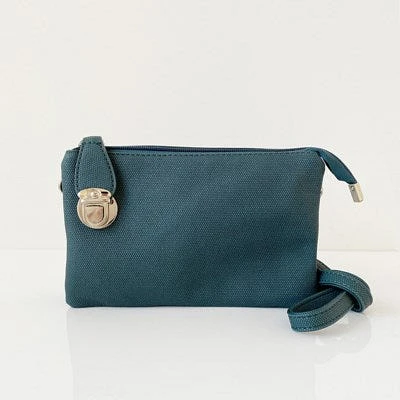 Local Fashion: Teal Textured Multi Pouch Wristlet