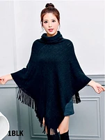 Shop Local Fashion: Black Turtleneck Poncho