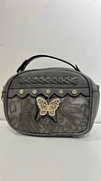 Grey Butterfly Bling Tote - Shop Local Fashion