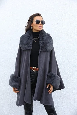Shop Local Fashion: Grey Collar Cape Style 42