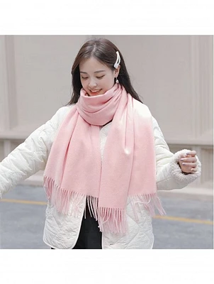 Local Fashion: Pink Cashmere Feel Shawl