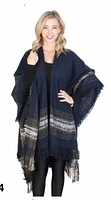 Shop Local Fashion: Navy Blanket Cape