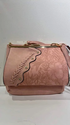 Local Fashion: Pink Floral Bling Crossbody
