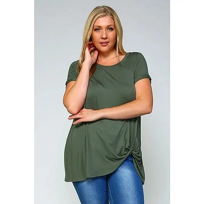 Local Fashion: Olive Twist Tunic EC3921