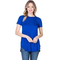 Royal Blue Short Sleeve Top - Shop Local Fashion