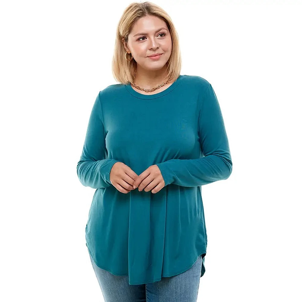 Shop Local Unique Fashion Crew Neck Teal