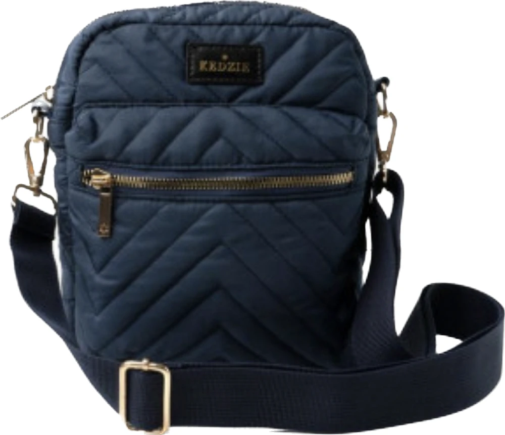 Unique Navy Quilted Crossbody - Shop Local