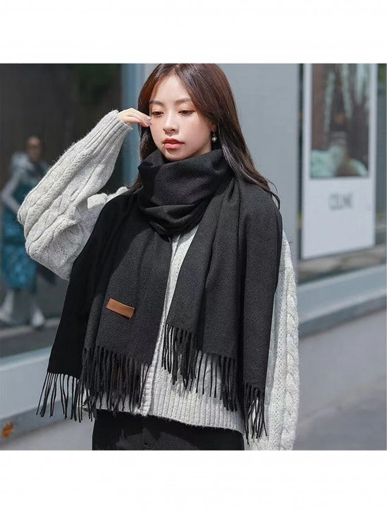 Local Black Shawl Scarf - Unique Fashion Feel