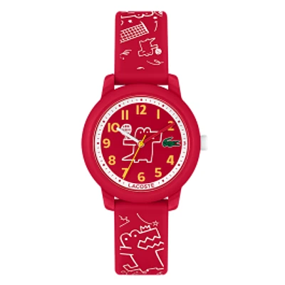 Relógio Criança L.12.12 Vermelho Silicone