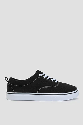 Ardene Canvas Low Top Sneakers in | Size | Rubber | Eco-Conscious | 100% Recycled