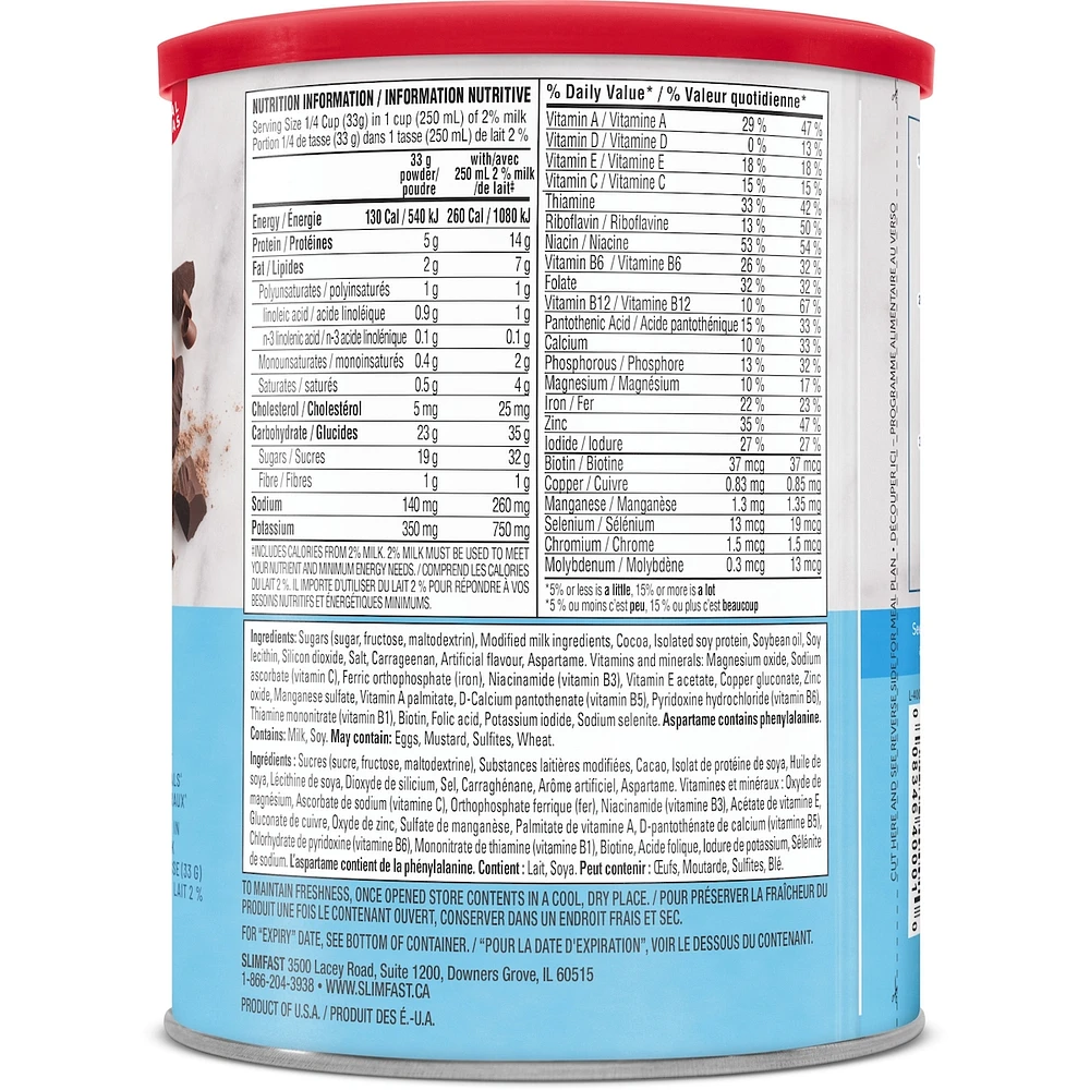 Original Powder Meal Replacement Shake Mix with 14g of Protein Plus 23 Vitamins and Minerals