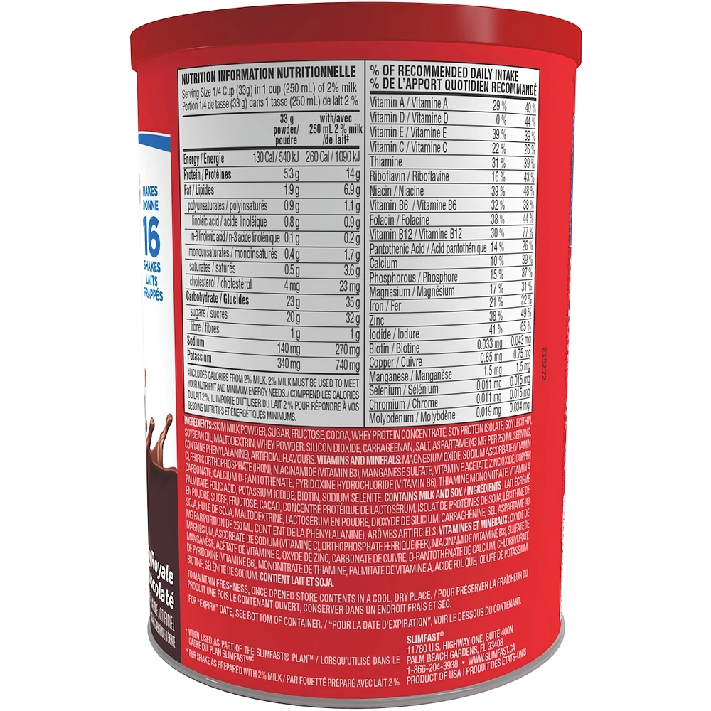 Original Powder Meal Replacement Shake Mix with 14g of Protein Plus 23 Vitamins and Minerals