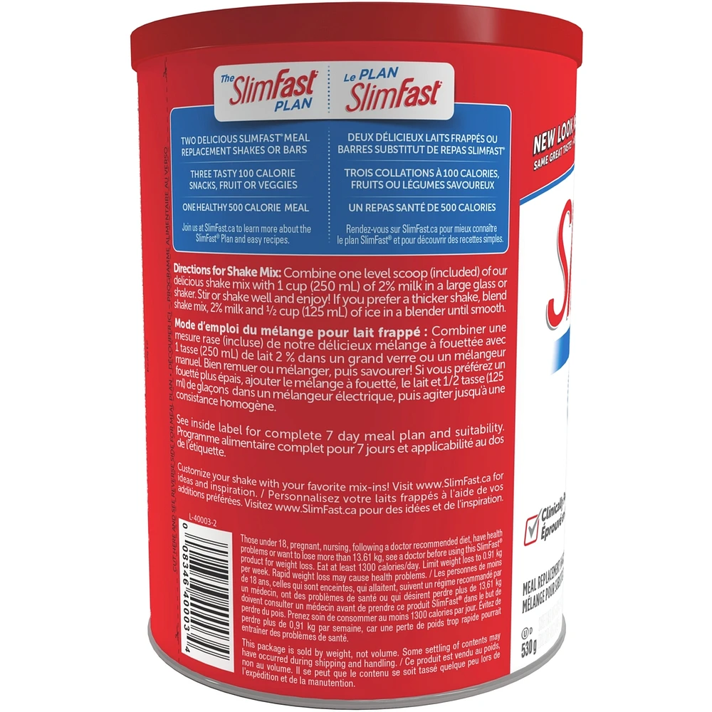 Original Powder Meal Replacement Shake Mix with 14g of Protein Plus 23 Vitamins and Minerals