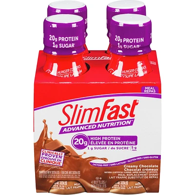 Advanced Ready to Drink Meal Replacement Shakes with 20g of Protein, 1g of sugar, 5g of Fibre Plus 23 Vitamins and Minerals