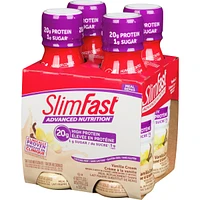 Advanced Ready to Drink Meal Replacement Shakes with 20g of Protein, 1g of sugar, 5g of Fibre Plus 23 Vitamins and Minerals