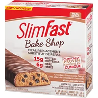 Bake Shop Meal Replacement Bars with 15g Protein and 6g Fibre