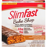 Bake Shop Meal Replacement Bars with 15g Protein and 6g Fibre