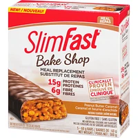Bake Shop Meal Replacement Bars with 15g Protein and 6g Fibre