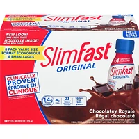 Original Ready to Drink Meal Replacement Shakes with 14g of Protein, 4g of Fibre Plus 23 Vitamins and Minerals