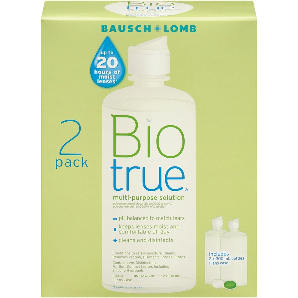 Biotrue Multi-Purpose Solution Twin Pack
