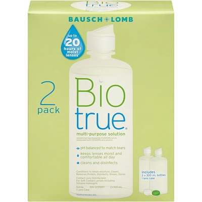 Biotrue Multi-Purpose Solution Twin Pack