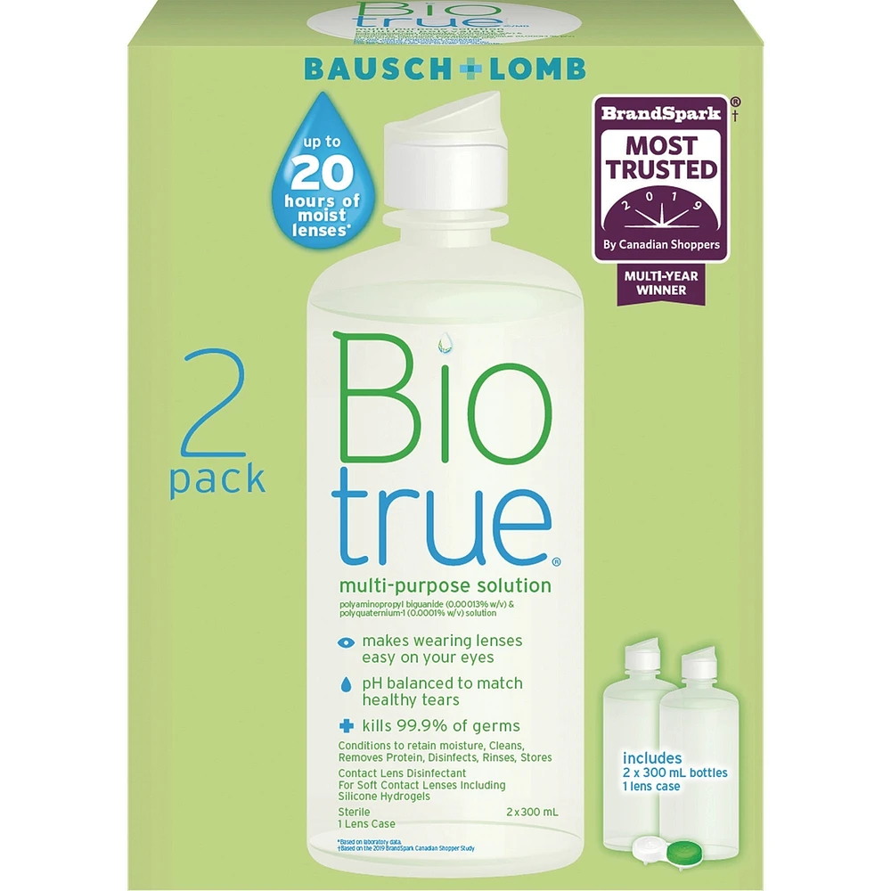 Biotrue Multi-Purpose Solution Twin Pack