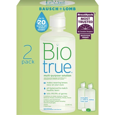 Biotrue Multi-Purpose Solution Twin Pack