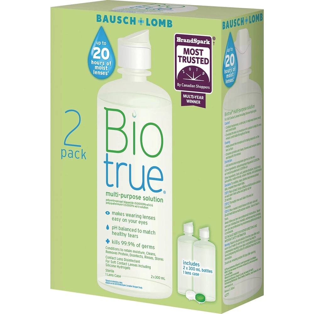 Biotrue Multi-Purpose Solution Twin Pack