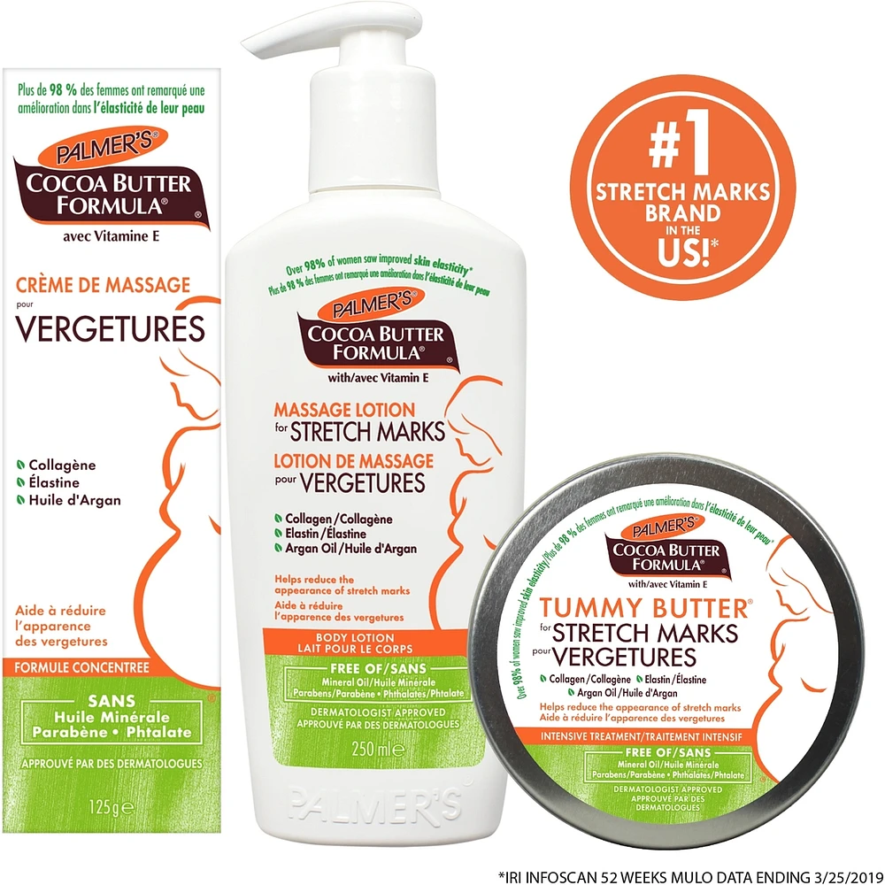 Cocoa Butter Formula® Massage Lotion for Stretch Marks and Pregnancy Skin Care