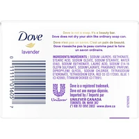 Dove Relaxing Beauty Bar for dry skin Lavender 106 g 3 count