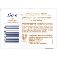 Dove Pampering Beauty Bar for healthy-looking skin Shea Butter and Warm Vanilla 106 g 3 count