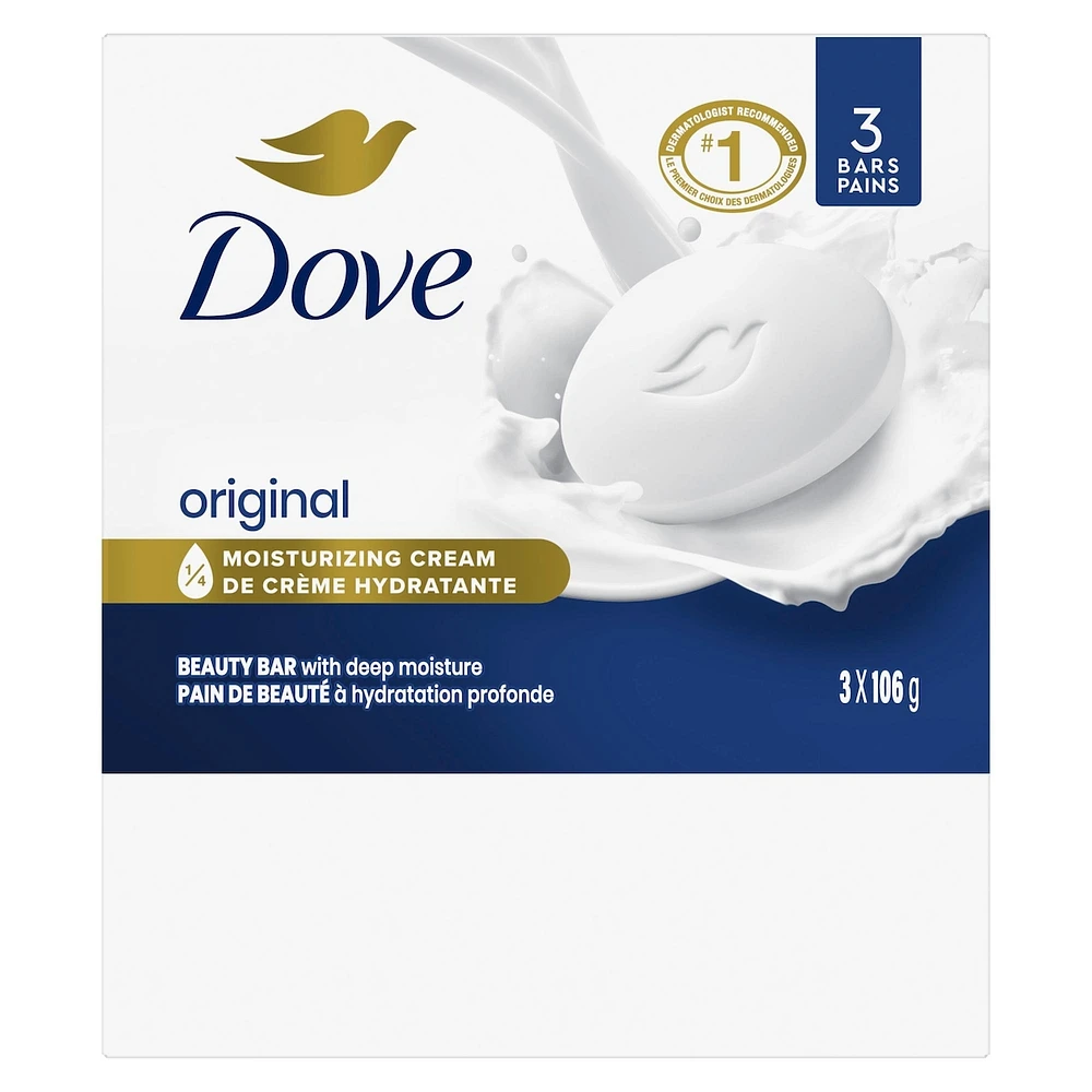 Dove Beauty Bar for healthy-looking skin White 106 g count