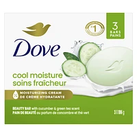 Dove Refreshing Beauty Bar for revitalized skin Cucumber and Green Tea 106 g 3 count