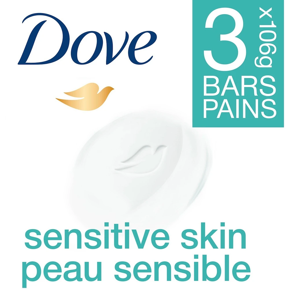 Dove Beauty Bar for sensitive skin care Sensitive Skin 106 g count