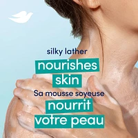 Pain de beauté pour le soin de peaux sensibles Dove Peau Sensible avec 1/4 de crème hydratante 106 g x 3