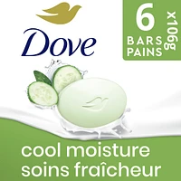 Pain de Beauté soin cutané pour une peau plus douce concombre et thé vert plus hydratant qu'un savon 6 unités