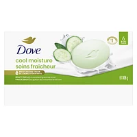 Pain de Beauté soin cutané pour une peau plus douce concombre et thé vert plus hydratant qu'un savon 6 unités