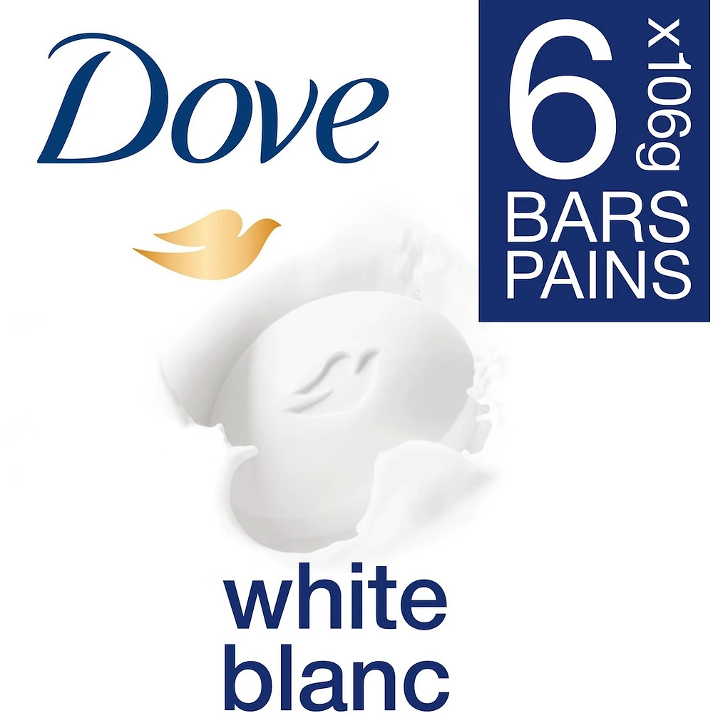DOVE BAR 6X106G WHITE