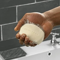 Dove Men+Care Deep Clean Hand & Body & Face & Exfoliation Bar Soap with purifying grains for healthy-looking and strong skin with ¼ moisturizing cream 106 g Pack of 6