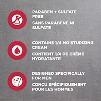 Dove Men+Care Deep Clean Hand & Body & Face & Exfoliation Bar Soap with purifying grains for healthy-looking and strong skin with ¼ moisturizing cream 106 g Pack of 6