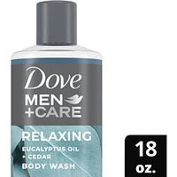 Dove Men+Care Relax Body Wash for a Skin-Strengthening nourishment, Eucalyptus + Cedar Oil with Plant-Based Cleansers and Moisturizers 532 ml