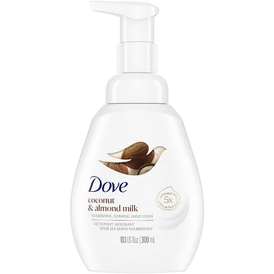 Coconut & Almond Milk Foaming Hand Wash protects skin from dryness, nourishes skin 10 layers deep