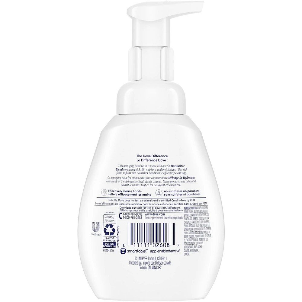 Coconut & Almond Milk Foaming Hand Wash protects skin from dryness, nourishes skin 10 layers deep