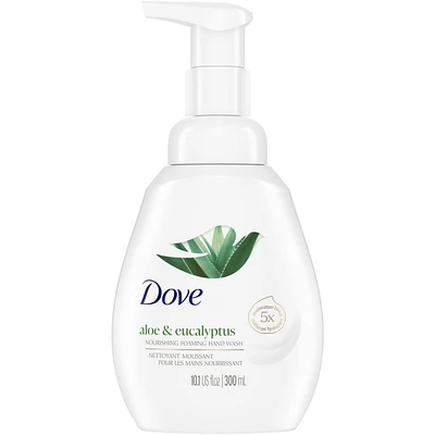 Aloe & Eucalyptus Foaming Hand Wash protects skin from dryness, nourishes skin 10 layers deep