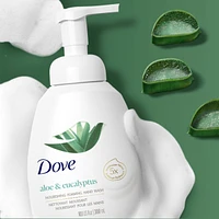 Aloe & Eucalyptus Foaming Hand Wash protects skin from dryness, nourishes skin 10 layers deep