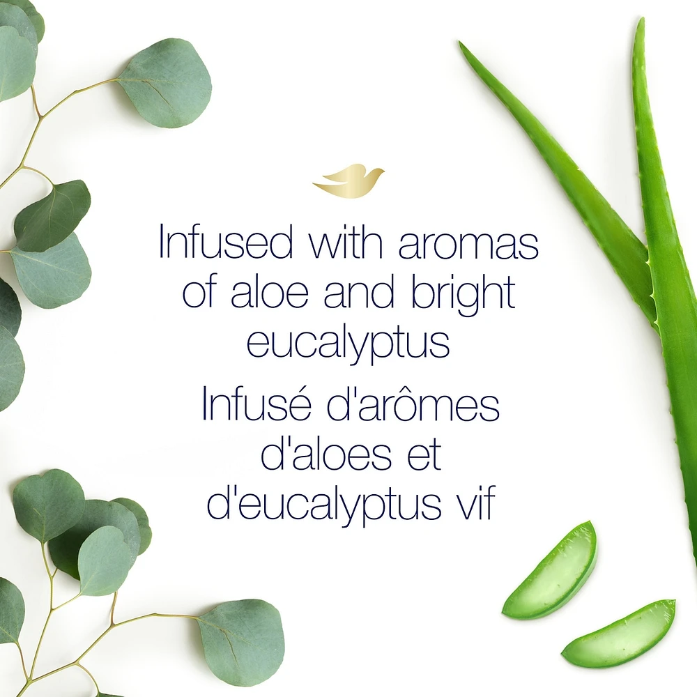 Aloe & Eucalyptus Foaming Hand Wash protects skin from dryness, nourishes skin 10 layers deep
