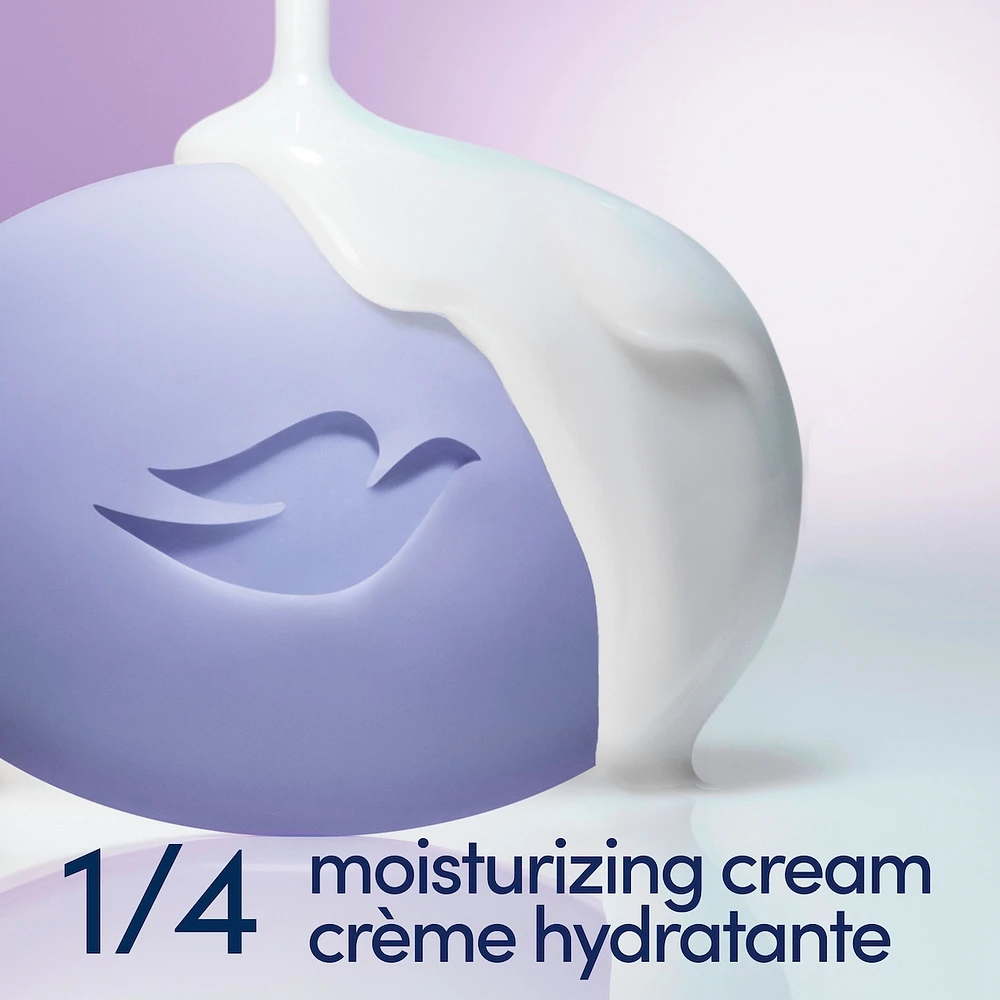 Beauty Bar Gentle Cleanser Moisturizes To Calm Skin Anti-Stress Cream Bar Gentle Bar Soap Cleanser Made With 1/4 Moisturizing Cream